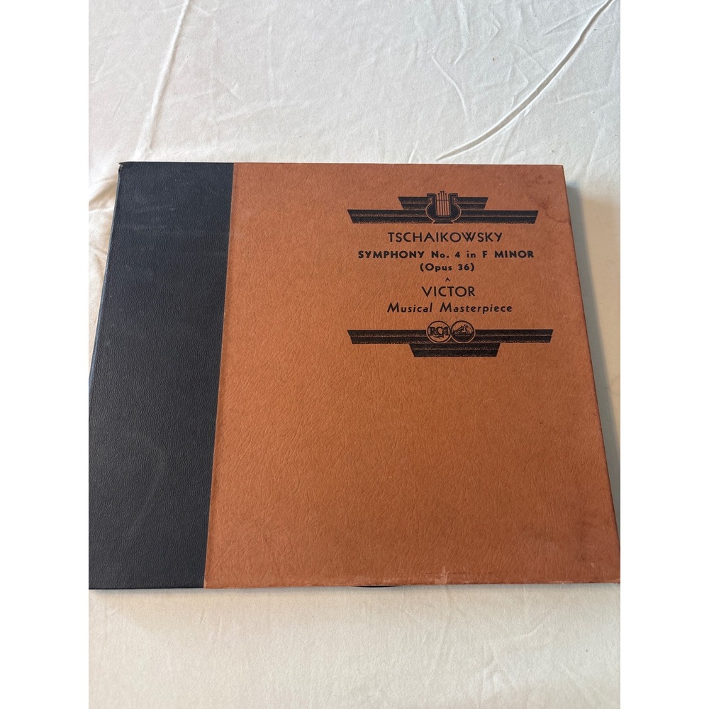 Victor‎ Tschaikowsky Symphony No 4 F Minor Boston Symphony 78 RPM Album M-327